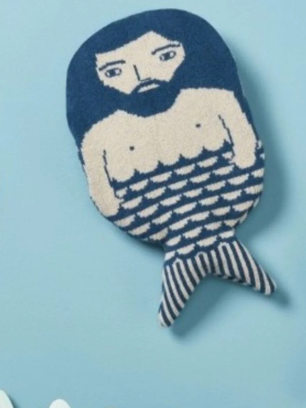 Donna Wilson Limited Merman Hot Water Bottle - Blue